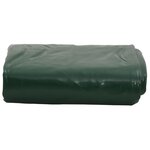 vidaXL Bâche vert 1 5x2 m 650 g/m²