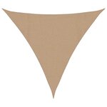 vidaXL Voile d'ombrage 160 g/m² Taupe 4x4x4 m PEHD