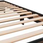 vidaXL Cadre de lit sans matelas chêne marron 75x190 cm