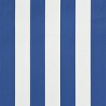 vidaXL Auvent rétractable 400x150 cm Bleu et blanc