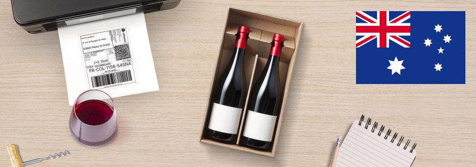 bouteilles vin australie