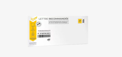 Prêt-à-Poster Lettre Recommandée