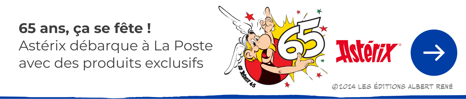 65 ans ça se fête ! Astérix débarque à La Poste avec des produits exclusifs