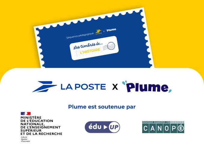 Logos des partenaires des ouvrages pédagogiques La Poste