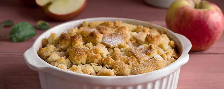 Crumble pommes sarrasin